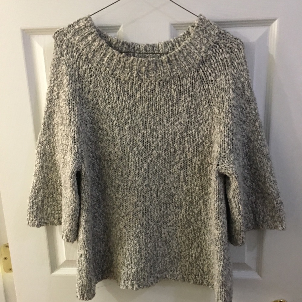 Grey J. Crew Chunky Sweater